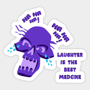 Laughter Is The Best Medicine Sticker